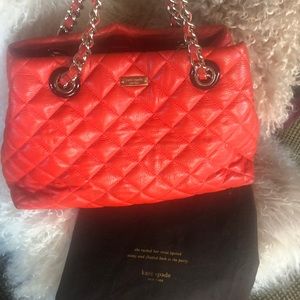 KATE SPADE LEATHER BAG!